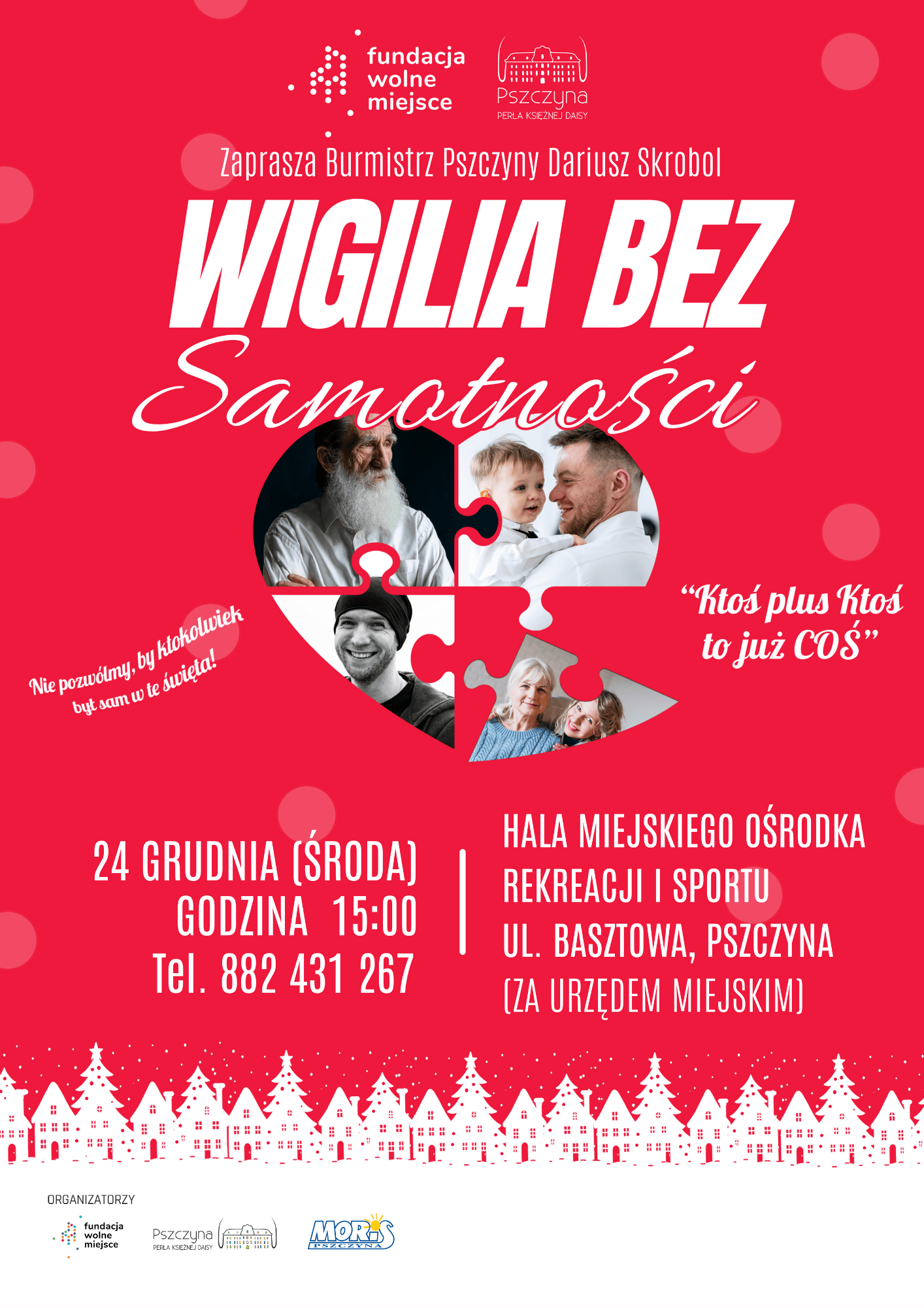 Pszczyńska Wigilia bez Samotności już po raz tr
